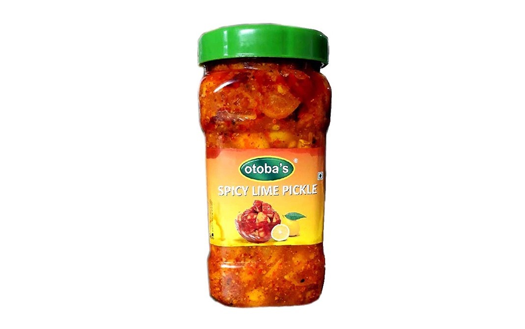 Otoba's Spicy Lime Pickle    Plastic Jar  1 kilogram